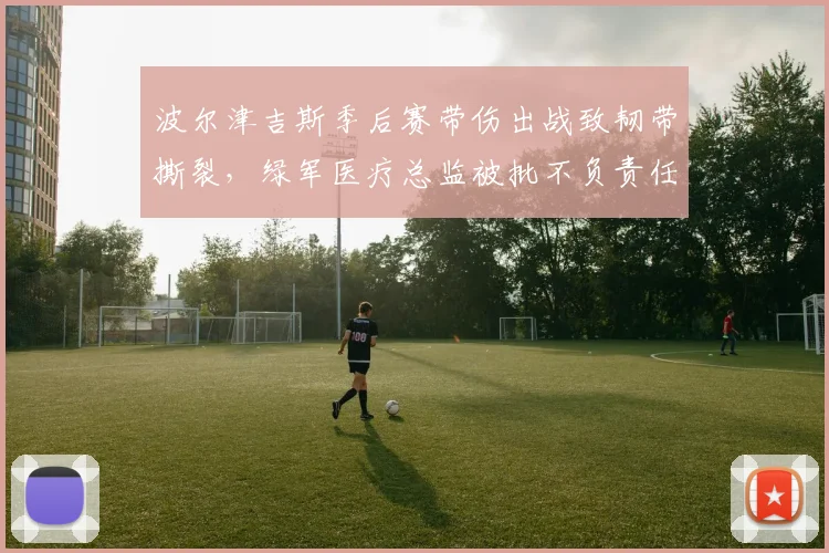 波尔津吉斯季后赛带伤出战致韧带撕裂，绿军医疗总监被批不负责任